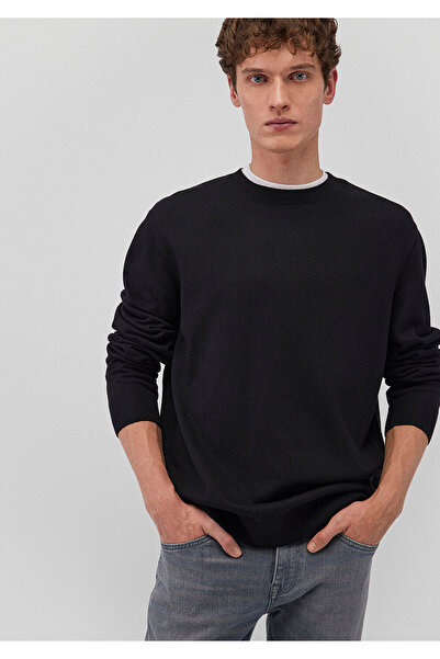 Mavi Crew Neck Black Sweater Regular Fit / Regular Fit 0710257 -900