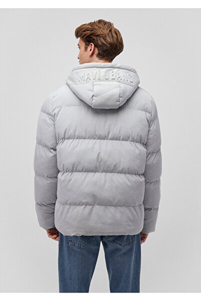 Mavi Γκρι παλτό με κουκούλα 0110349 -70075