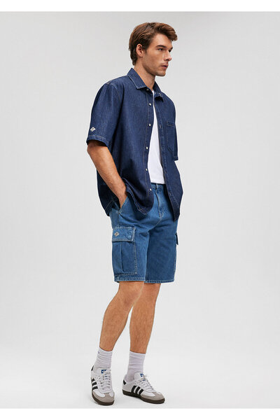 Mavi Hamburg MV91 Street İndigo Mavisi Jean Şort 0410681-87150