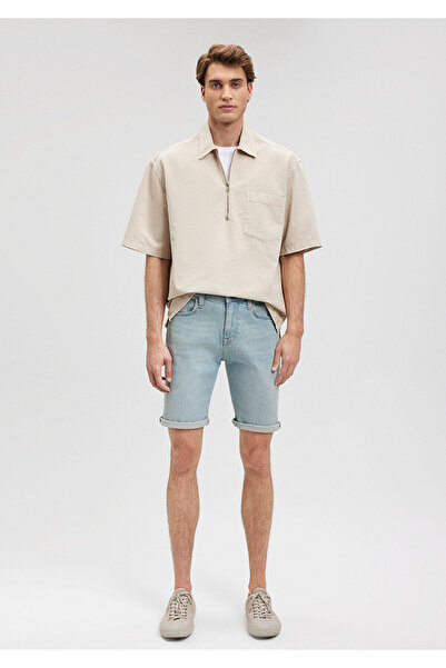 Mavi Brian Steet Misty Light Blue Jean Shorts 0418487144