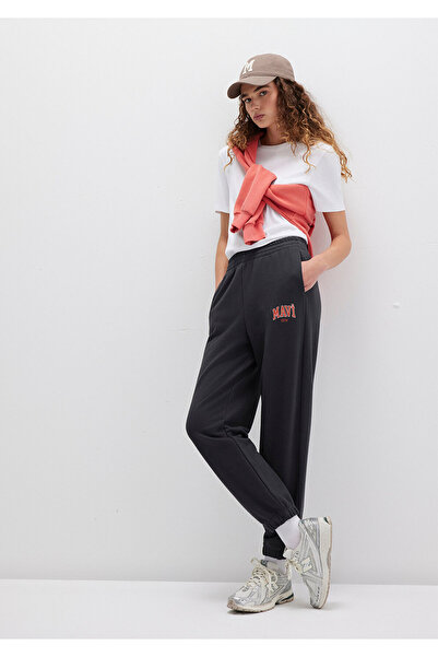 Mavi AnthracitE logo PrintEd SwEatpants - 1010757 -80106