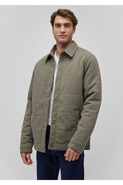 Mavi Χακί καπιτονέ βελούδινο μπουφάν - Loose Fit Loose Fit 0110458-85485