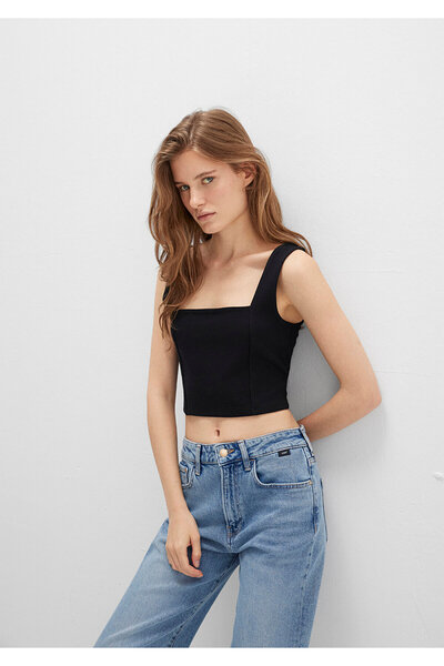 Mavi Black Strap Women's Combed Cotton -1612657-900