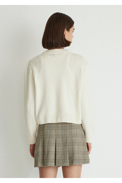 Mavi Ecru Regular Fit Zippered Cardigan - 1710527 -82127