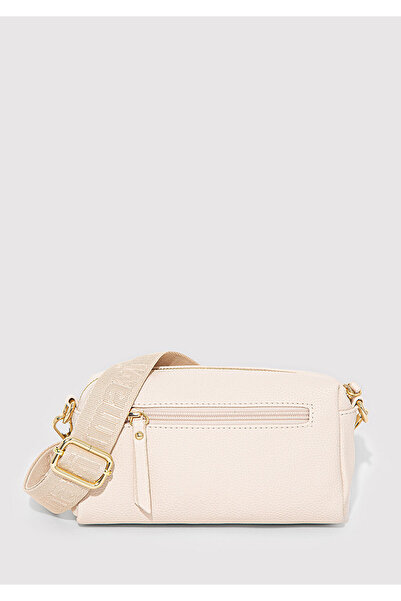 Mavi Beige Crossbody Bag with Seal Logo Detail 1912662-87740