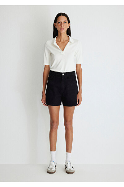 Mavi Verna 90s Black Jean Shorts -1410059-87084