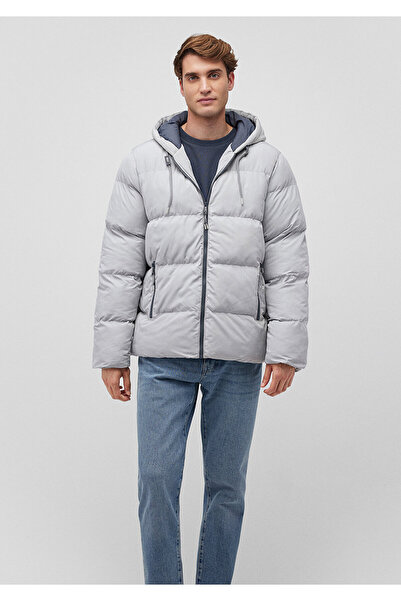 Mavi Γκρι παλτό με κουκούλα 0110349 -70075