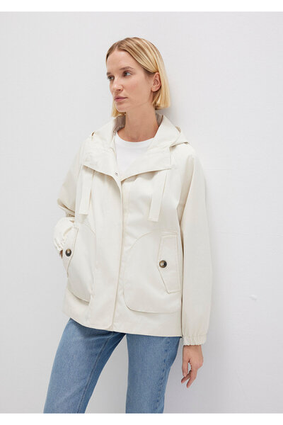 Mavi Γυναικείο μπουφάν με κουκούλα σε μπεζ χρώμα - ΜΠΛΕ 1110014-70134