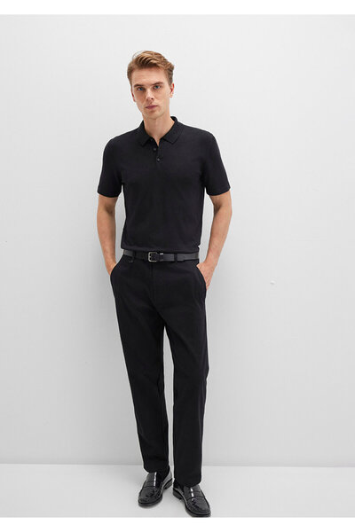 Mavi Black Black Knitwear Polo Fitted / Body-Fitting Cut 0710249-900