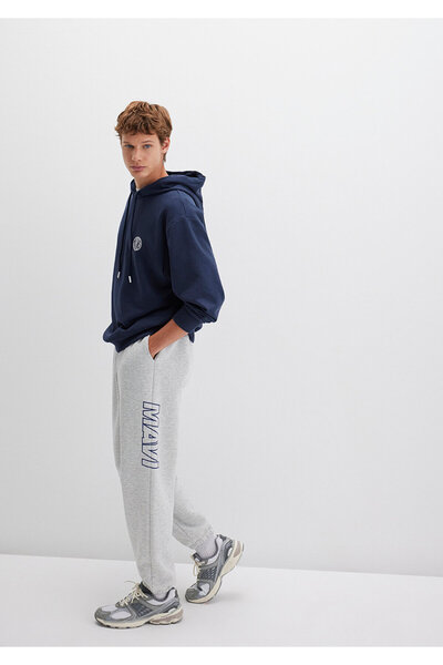 Mavi Logo printed Grey Sweatpants 0010208-80196
