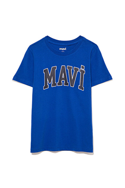 Mavi Tričko s logem Regular Fit / Normal Cut 6610030-70896