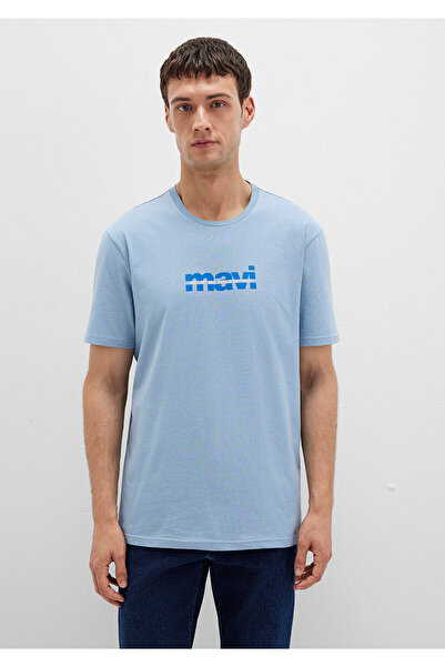 Mavi Μπλουζάκι με λογότυπο κανονική εφαρμογή / κανονική κοπή 0610943-70731