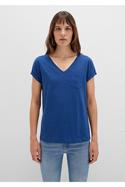 Mavi Námořnické modré tričko Basic s kapsami Volný střih / Volně pohodlný střih 1600961-30808