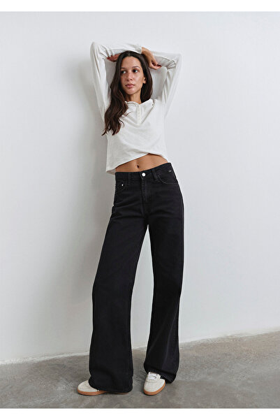 Mavi Celomodré antracitové džínové kalhoty Malibu 1010152 -84023