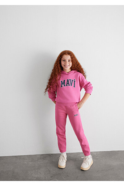 Mavi Logo Printed Pink Sweatpants 7010000-70982