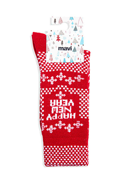 Mavi Șosete roșii cu tematică de Anul Nou 0911256 -32421