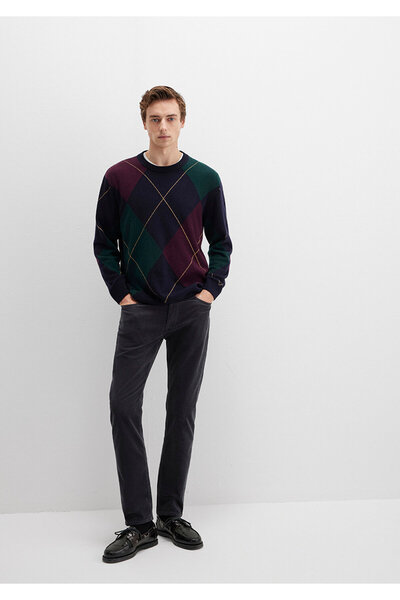 Mavi Marcus-Hose aus dunklem Tintensamt 0035182642