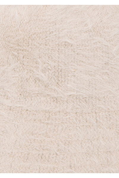 Mavi Peluş Bej Bucket Şapka 198988-34610