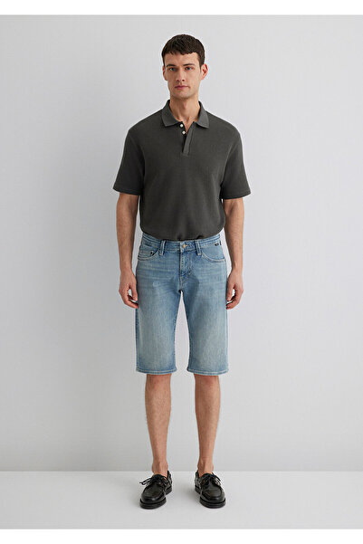 Mavi Nicholas Premium Misty Light BlueJean σορτς 0416028720