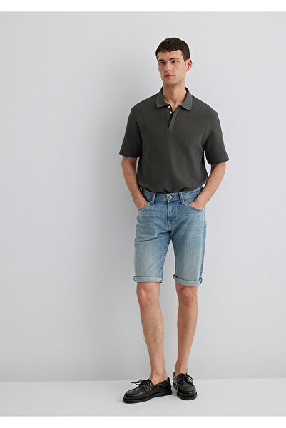 Mavi Nicholas Premium Misty Light BlueJean σορτς 0416028720