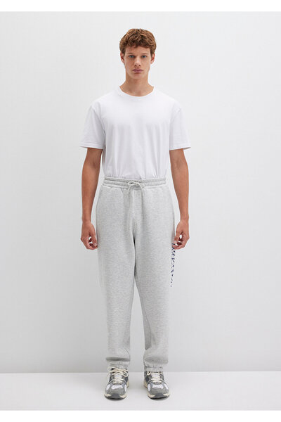 Mavi Logo printed Grey Sweatpants 0010208-80196