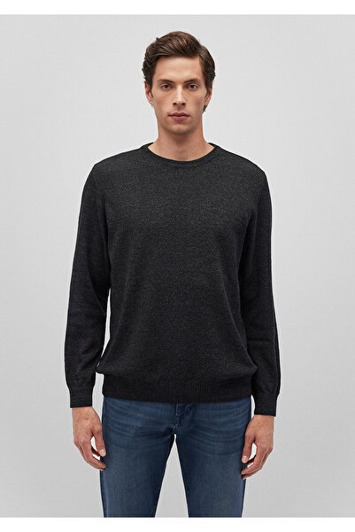 Mavi Crew Neck Black Basic Sweater Slim Fit / Slim Fit 070781 -900