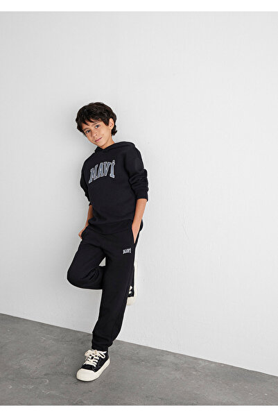 Mavi Logo Printed Black Sweatpants 6010000-900