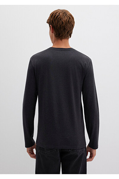 Mavi Hosszú ujjú antracit alap póló, testhezálló 062477 -27310