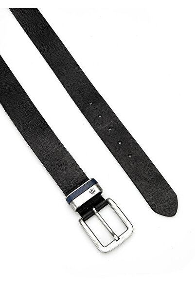 Mavi Schwarzer Ledergürtel 090942-902