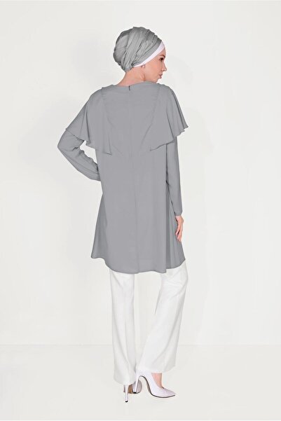 Alvina Feather and Pearl Detailed Tunic 40536