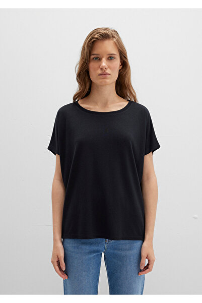 Mavi Lux Touch Black Modal - Tricou de bază cu croiala liberă 167245 -900