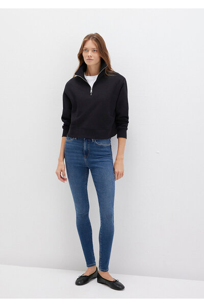 Mavi Pantaloni blugi în formă de aur Serenay 100980-33687