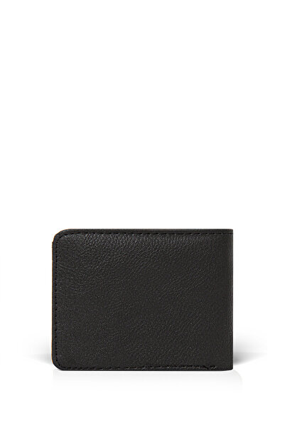 Mavi Schwarze Geldbörse mit Siegellogo 092244-900