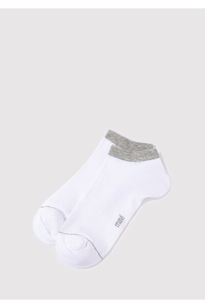Mavi 2 Πακέτο Λευκά Γκρι Μποτάκια Κάλτσες 090273-20844
