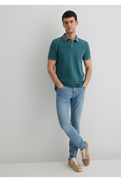 Mavi Herren-T-Shirt mit Polokragen