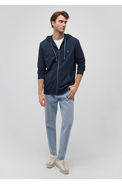 Mavi Φούτερ με φερμουάρ μπλε Navy 065582-26828