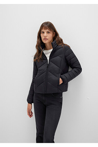 Mavi Stand Collar Black Puffer Coat 110698-900