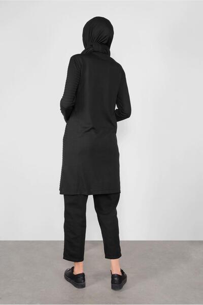 Alvina Silvery Strip Detail Tunic 41003