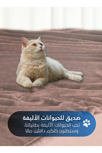 Master Home Textile Lightweight Velvet Blanket, 350GSM, 260x240cm King Size, Soft All Season Flannel for Bed & Sofa