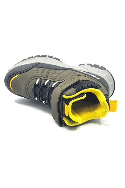 KOCAMANLAR Cool 26-Tiger Orthopedic Non-Slip Sole Unisex Children's Boots Khaki