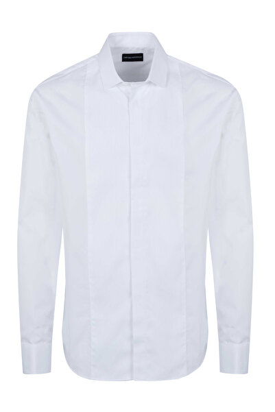 Emporio Armani Langarm Business Hemd für Herren