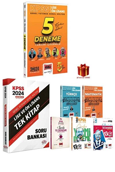 Editör Yayınevi 2024 KPSS Editör Lise Ön Lisans Deneme Sınavı+Yargı Lise Ön L...