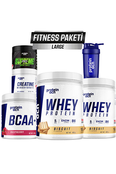 Proteinocean Fıtness Paketi Large - Bisküvi Ahududu