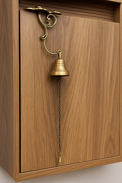 Bosphorus Heritage El Yapımı Pirinç Döküm Dekoratif Kapı Zili – Antik Tasarım...