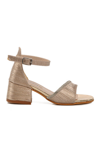 WALKWAY Mommy Kids 253 Ry 6503 P Gold Children's Evening Dress Shoes