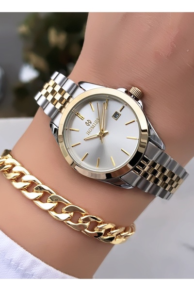 Homies Marka Çelik Kordon Saat Bileklik Hediyeli