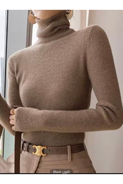 LUPERCUS Pulover de tricotaj unisex Slimfit cu gât - cu gât