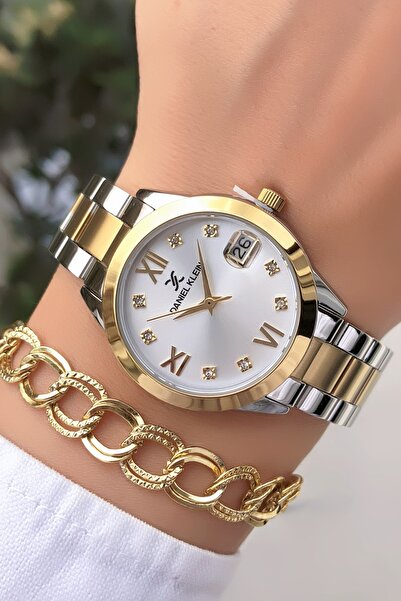 Daniel Klein Roman Brand Numeral Watch Bracelet