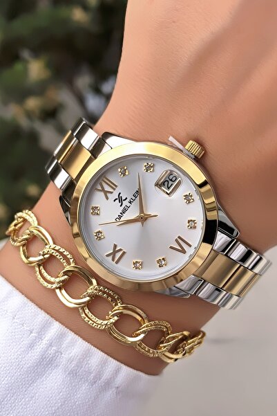 Daniel Klein Roman Brand Numeral Watch Bracelet