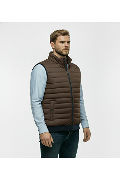 montecarlo Plus Size Knitted Quilted Vest